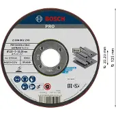 Bosch SLĪPĒŠANAS DISKS BOSCH 2 608 602 218 125x3x22.23