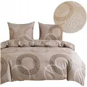 Cotton World synteettisestä puuvillasta valmistettu vuodevaatesetti PEB-1057, 200x220 cm, 3 osaa