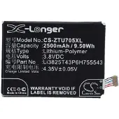 123accu ZTE Grand SII Q705U S221 akku 2500 mAh