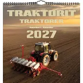 Suomen Aika Traktorit 2027 iso seinäkalenteri