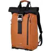 Rollei Fotoliner Ocean Rolltop kamerareppu, oranssi