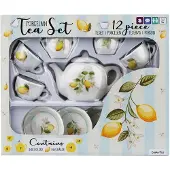 Barbo Toys Lemon 12 Pcs Porcelain Tea Set - Multi/patterned - ONE SIZE