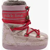Mikk-Line Snow Boot Glitter Polished - Pink - 26/28