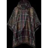 Barbour Tartan Poncho - Green - ONE SIZE