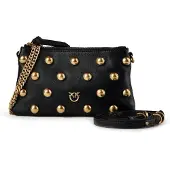 Pinko Love Mini Olkalaukku Nahka 21 cm Musta