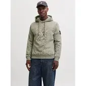 Jack & Jones Jjcleveland Sweat Hood Sn - Khaki green - XL