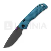 Vosteed Marten 330 - Destroyer Gray - Aluminum kääntöveitsi, Steel Blue