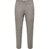 Only & Sons Onsmark Slim Brush Pique 0353 Pants Noos - Brown - 31 x 32