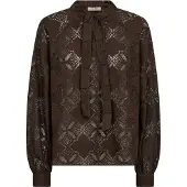 Mos Mosh Mmtamlyn Lace Blouse - Brown - XL