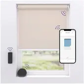 MotionBlinds Wireless Electric Black-Out Rollerblind 100x190cm - Sand