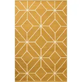Chhatwal & Jonsson Ayur matto Masala Yellow-Off White, 270x180 cm