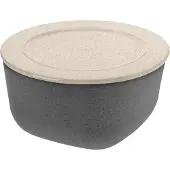 Koziol Connect kulho/kulho kannella 2 L biokierrätysmuovi Nature ash grey
