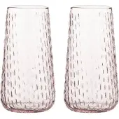 Marimekko Syksy pitkä juomalasi 2-pack Vaaleanpunainen
