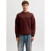Jack & Jones Neulepaita 'JJESoho Ollie' tummanpunainen