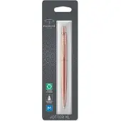 Parker Jotter XL Monochrome, Klipsi, Kuulakärkikynä klikkausmekanismilla, Uudelleentäytettävä, Sininen, 1 kpl, Keskikokoinen (2122759)