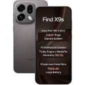 OPPO Älypuhelin Find X9S 5G - 512 Gt - Tummanharmaa