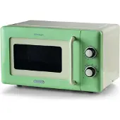 Ariete Vintage microwave oven 20 l 800 W cream-light green 5 power levels timer 30 min 3960 GR (3960GR)
