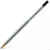 Faber-Castell GRIP 2001, HB, Harmaa, Kolmion muotoinen, 1 kpl (117200)