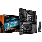 Gigabyte X870E EAGLE WIFI7 Black ATX Motherboard for AMD Ryzen AM5 DDR5 Processors 4x Memory up to 256 GB WiFi 7