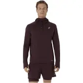Asics Road Winter Ls Hoodie - Burgundy - L