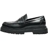 Bershka Loafer musta