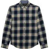 Superdry for man. M4011197A Navy Lumberjack Shirt (S), Casual, Cotton, Long sleeve