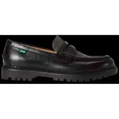 Ralph Lauren Jett Suede-Trim Leather Penny Loafer - Khaki green - 40