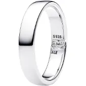 Pandora Engravable Classic Band Ring - Silver - 52
