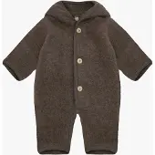 Huttelihut Pixie Merinovillafleecehaalari, Brown Melange, 68