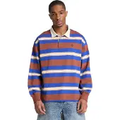 Timberland Ls Rugby Polo - Brown - L