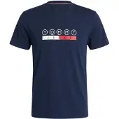 Tommy Hilfiger Tjm Slim Dna Play Tee Ext - Navy - XXL
