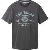 Tom Tailor Paita taivaansininen / tummanharmaa / luonnonvalkoinen