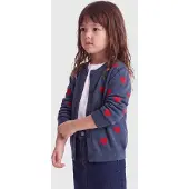 ONLY Kmgroca Life Ls Jacquard Cardigan Knt - Navy - 122