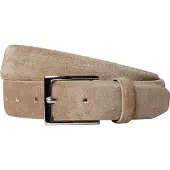 Hackett London for man. HM4100070 Edge beige leather belt (38), Casual, Classic, Suede