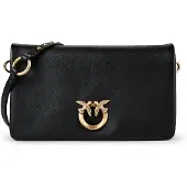Pinko Love Soft Iltalaukku Nahka 19.5 cm Musta