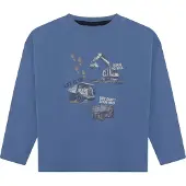 Minymo T-Shirt Ls - Blue - 116