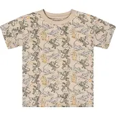 Minymo T-Shirt Ss Aop - Cream - 128