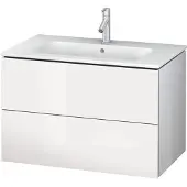 Duravit l-kuutio pesualtaan kaappi, jossa on 2 laatikkoa