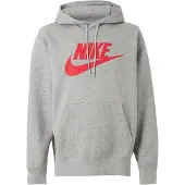 Nike Collegepaita 'CLUB' meleerattu harmaa / vadelma