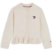 Tommy Hilfiger Neuletakki beige / laivastonsininen / punainen