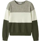 Name It Kids Nkmvohan Ls Knit - Khaki green - 122-128