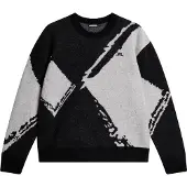 J.Lindeberg Jaxton Knitted Sweater Black - XL