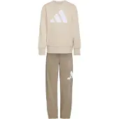 Adidas Collegesetti - LK BK FT Jog - Sulkeminen/Whit - - 7 v (122) - Collegesetit