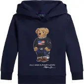 Ralph Lauren Polo Bear Fleece Hoodie Cruise Navy Core Bear 6 Y Laivastonsininen 6 vuotta Pojat