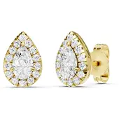 Midem Amsterdam timanttikorvakorut 0.75ct keltakulta