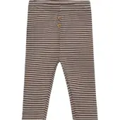 Minymo Leggings Y/D Rib - Brown - 86