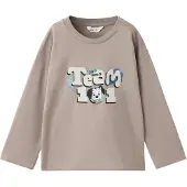 Mango KIDS Paita 'TEAMDAL' tummabeige / vaaleansininen / pastellinvihreä / valkoinen