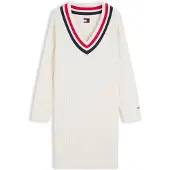 Tommy Hilfiger Tjw Cable Rwb Sweater Dress Ext - Cream - L