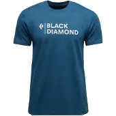 Black Diamond Men's Mini Stacked Short Sleeve Tee Indigo Lyhythihaiset topit S