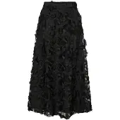 Y.A.S Yaskarly Hw Skirt S. - Show - Black - 38